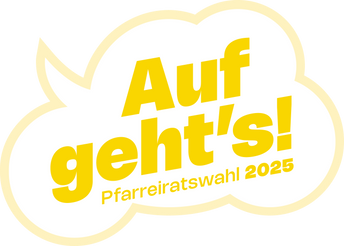 Quelle: Erzbistum Freiburg Pfarreiratswahl 2025 - Grafik mit dem Motto Auf geht's